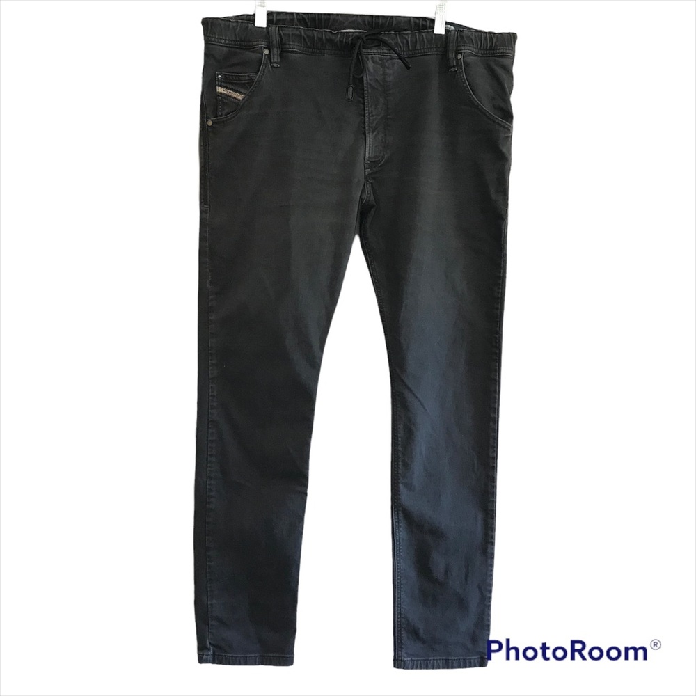 Diesel Krooley-ne Jogg Jeans Washed Black Men's Size W38 C670M *FLAW